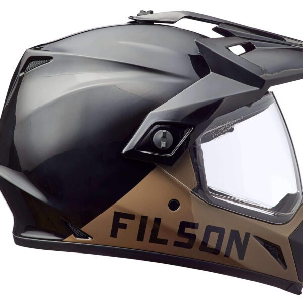Filson X Bell MX-9 Adventure Motorcycle Helmet is a better combo than